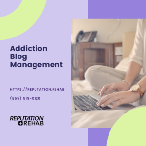 addiction blog management